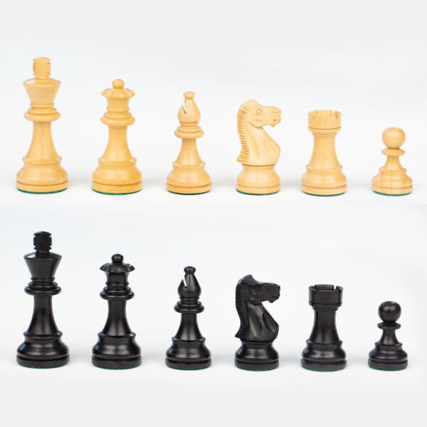 Weighted Ebonized Lardy Staunton VIP Chess Set - Image 5
